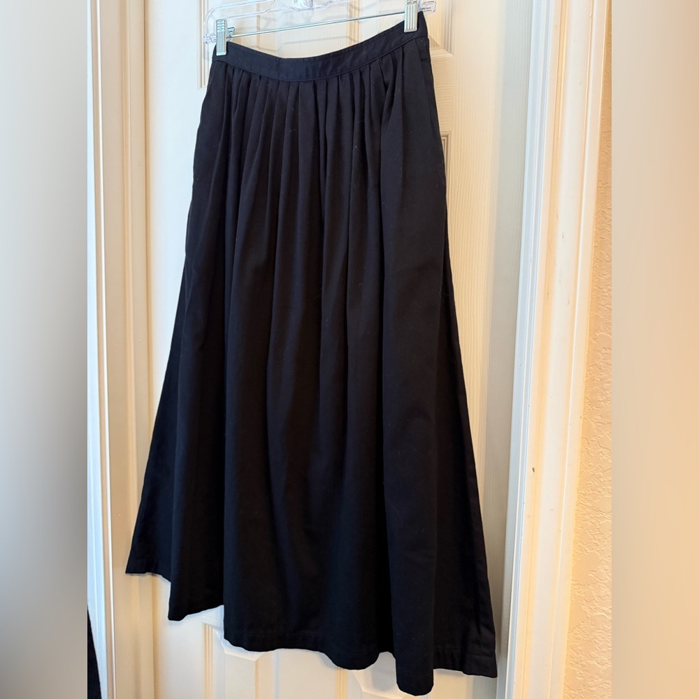 UNIQLO x INES DE LA FRESSANGE COTTON GATHERED SKIRT